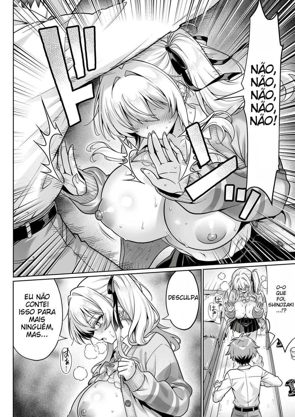 A Gyaru Atrevida da Turma Era Virgem ~ A História de Como Transamos Sem Camisinha Pela Primeira Vez, Com Direito a Clímax e Ejaculação Interna ~ — Capítulo 1 A Gyaru Atrevida da Turma Era Virgem ~ A História de Como Transamos Sem Camisinha Pela Primeira Vez, Com Direito a Clímax e Ejaculação Interna ~ — Capítulo 1, página 13 | Quadrinhos Eróticos em Português