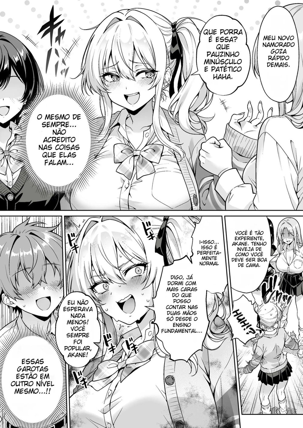 A Gyaru Atrevida da Turma Era Virgem ~ A História de Como Transamos Sem Camisinha Pela Primeira Vez, Com Direito a Clímax e Ejaculação Interna ~ — Capítulo 1 A Gyaru Atrevida da Turma Era Virgem ~ A História de Como Transamos Sem Camisinha Pela Primeira Vez, Com Direito a Clímax e Ejaculação Interna ~ — Capítulo 1, página 3 | Quadrinhos Eróticos em Português