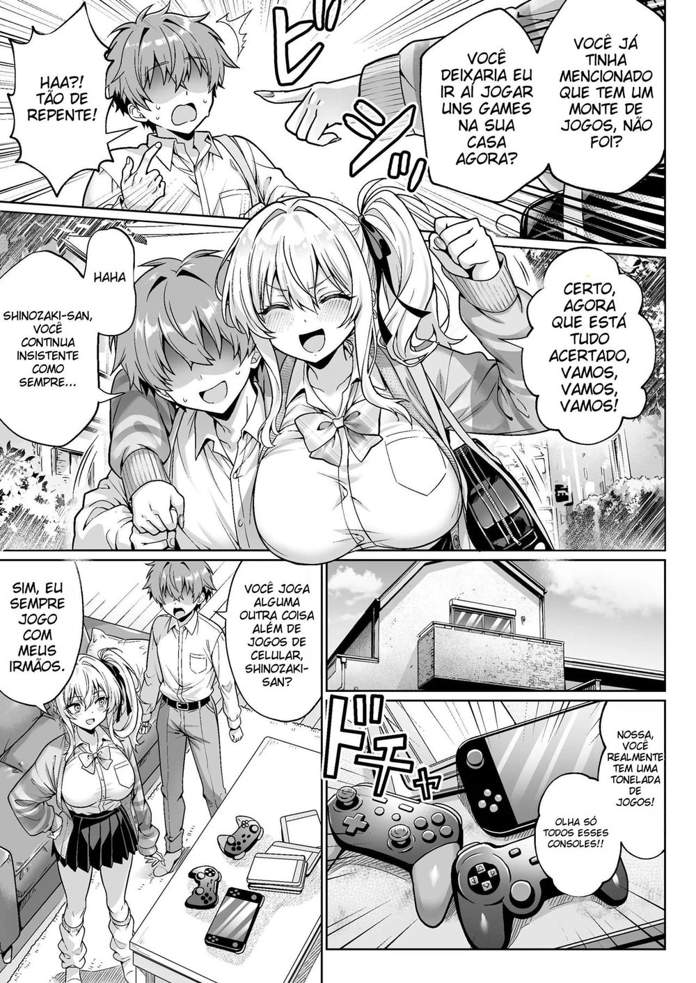 A Gyaru Atrevida da Turma Era Virgem ~ A História de Como Transamos Sem Camisinha Pela Primeira Vez, Com Direito a Clímax e Ejaculação Interna ~ — Capítulo 1 A Gyaru Atrevida da Turma Era Virgem ~ A História de Como Transamos Sem Camisinha Pela Primeira Vez, Com Direito a Clímax e Ejaculação Interna ~ — Capítulo 1, página 6 | Quadrinhos Eróticos em Português