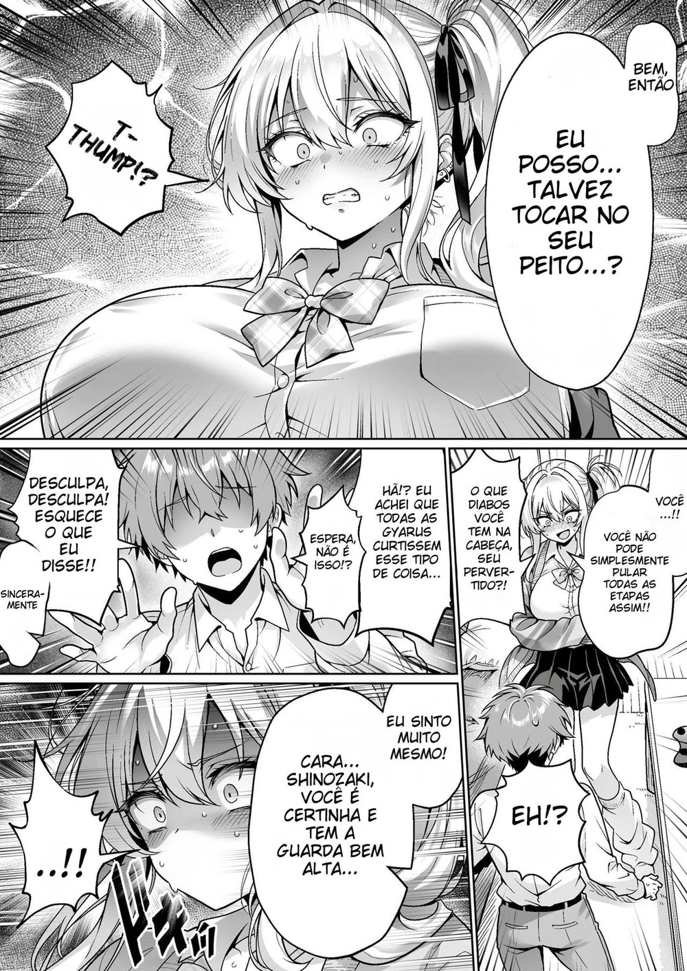 A Gyaru Atrevida da Turma Era Virgem ~ A História de Como Transamos Sem Camisinha Pela Primeira Vez, Com Direito a Clímax e Ejaculação Interna ~ — Capítulo 1 A Gyaru Atrevida da Turma Era Virgem ~ A História de Como Transamos Sem Camisinha Pela Primeira Vez, Com Direito a Clímax e Ejaculação Interna ~ — Capítulo 1, página 9 | Quadrinhos Eróticos em Português