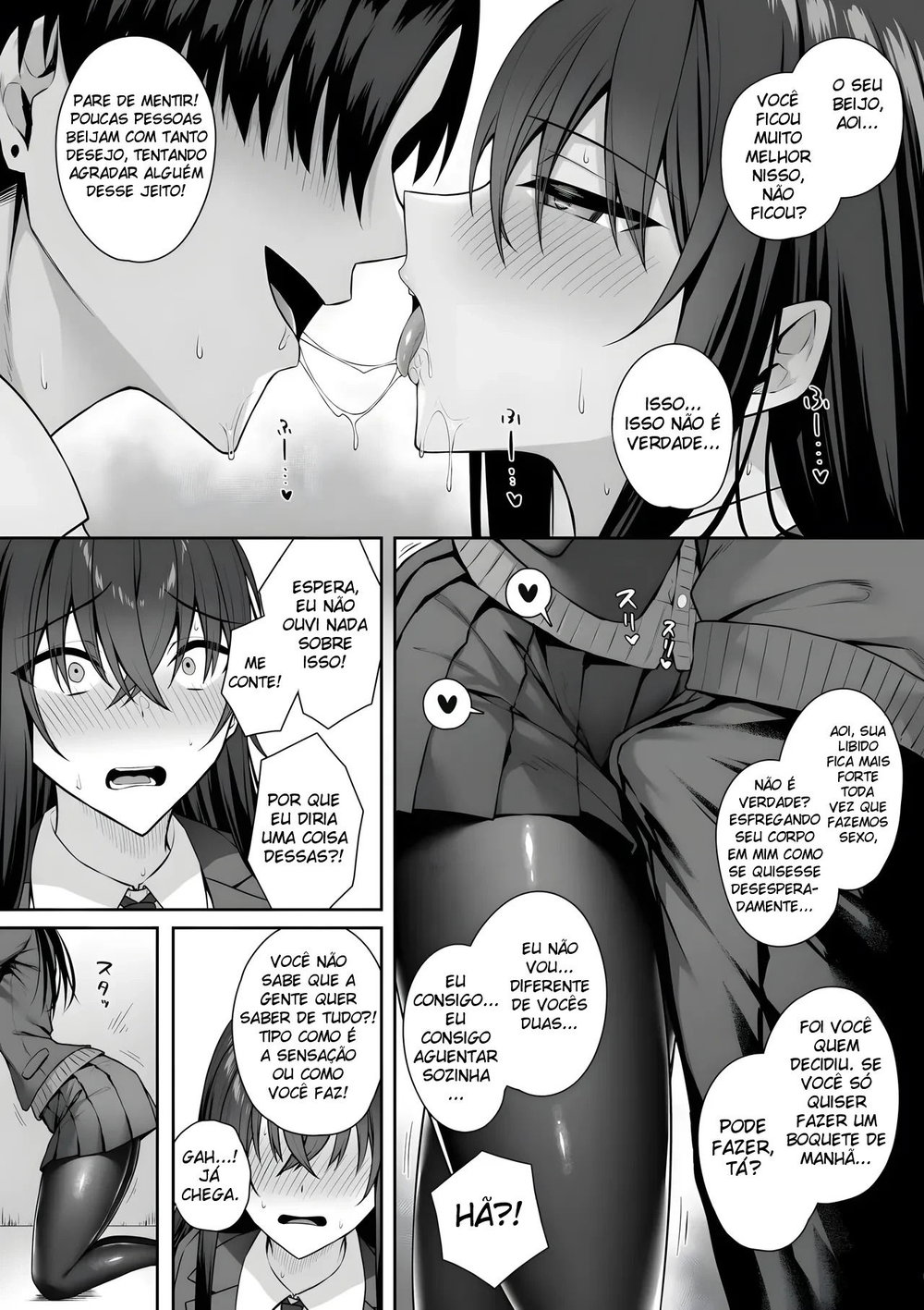A Gyaru e Eu Trocamos de Sexo ~ Minha Versão Fêmea e o Novato — Capítulo 1, página 9 | Quadrinhos Eróticos em Português