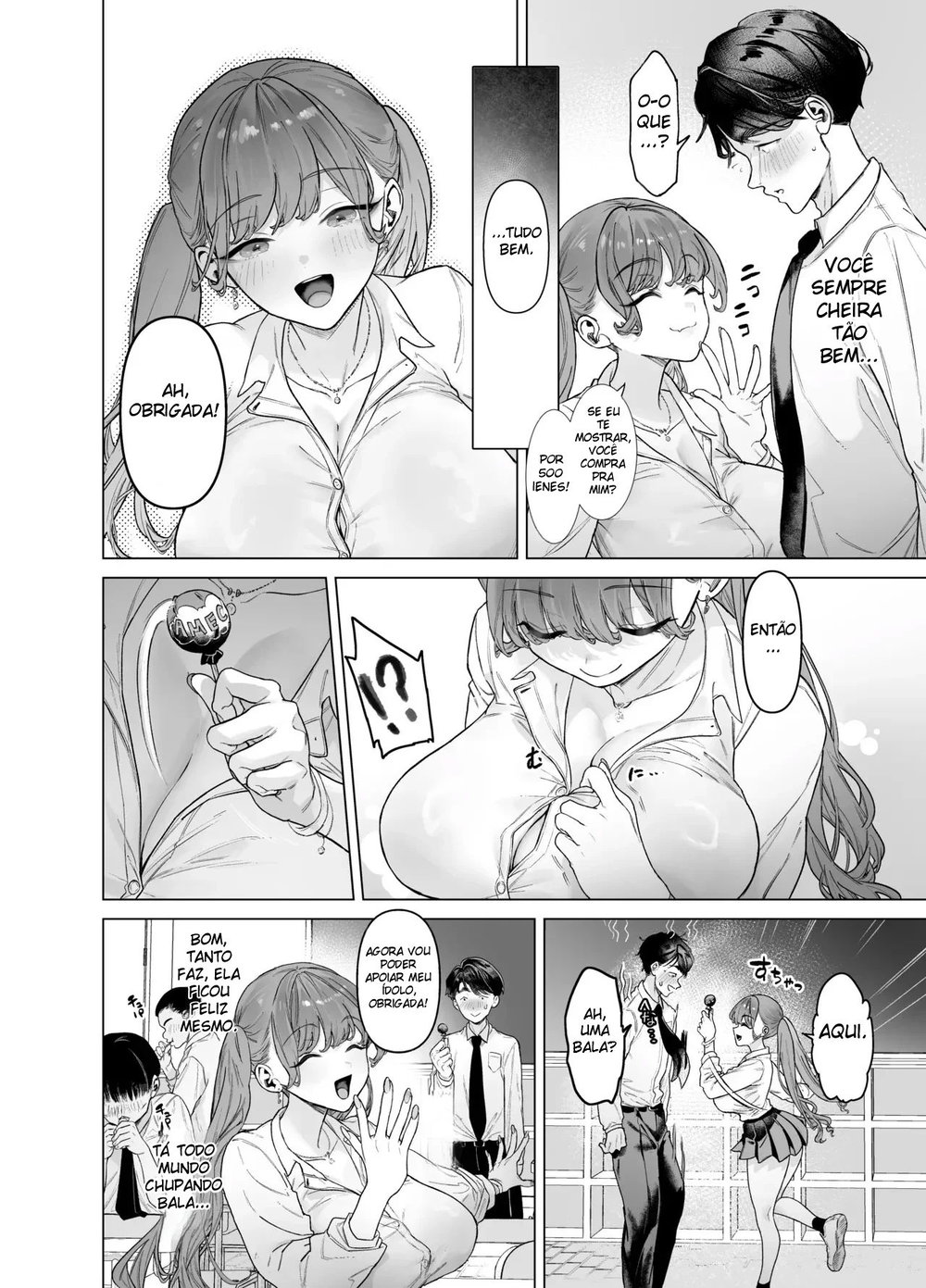 A Gyaru Marrenta Que Não Resiste a um Pau Grande e o Otaku Dotado — Capítulo 1, página 11 | Quadrinhos Eróticos em Português