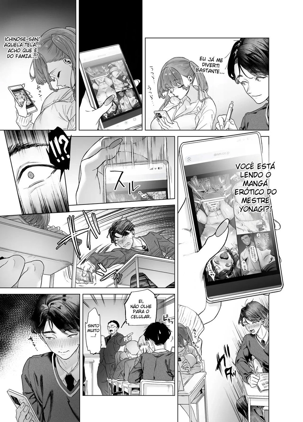 A Gyaru Marrenta Que Não Resiste a um Pau Grande e o Otaku Dotado — Capítulo 1, página 14 | Quadrinhos Eróticos em Português