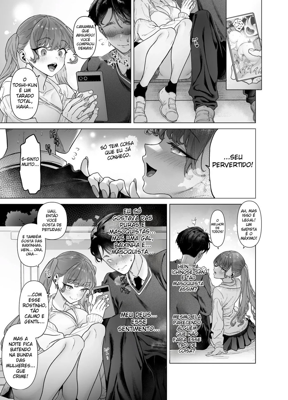 A Gyaru Marrenta Que Não Resiste a um Pau Grande e o Otaku Dotado — Capítulo 1, página 18 | Quadrinhos Eróticos em Português