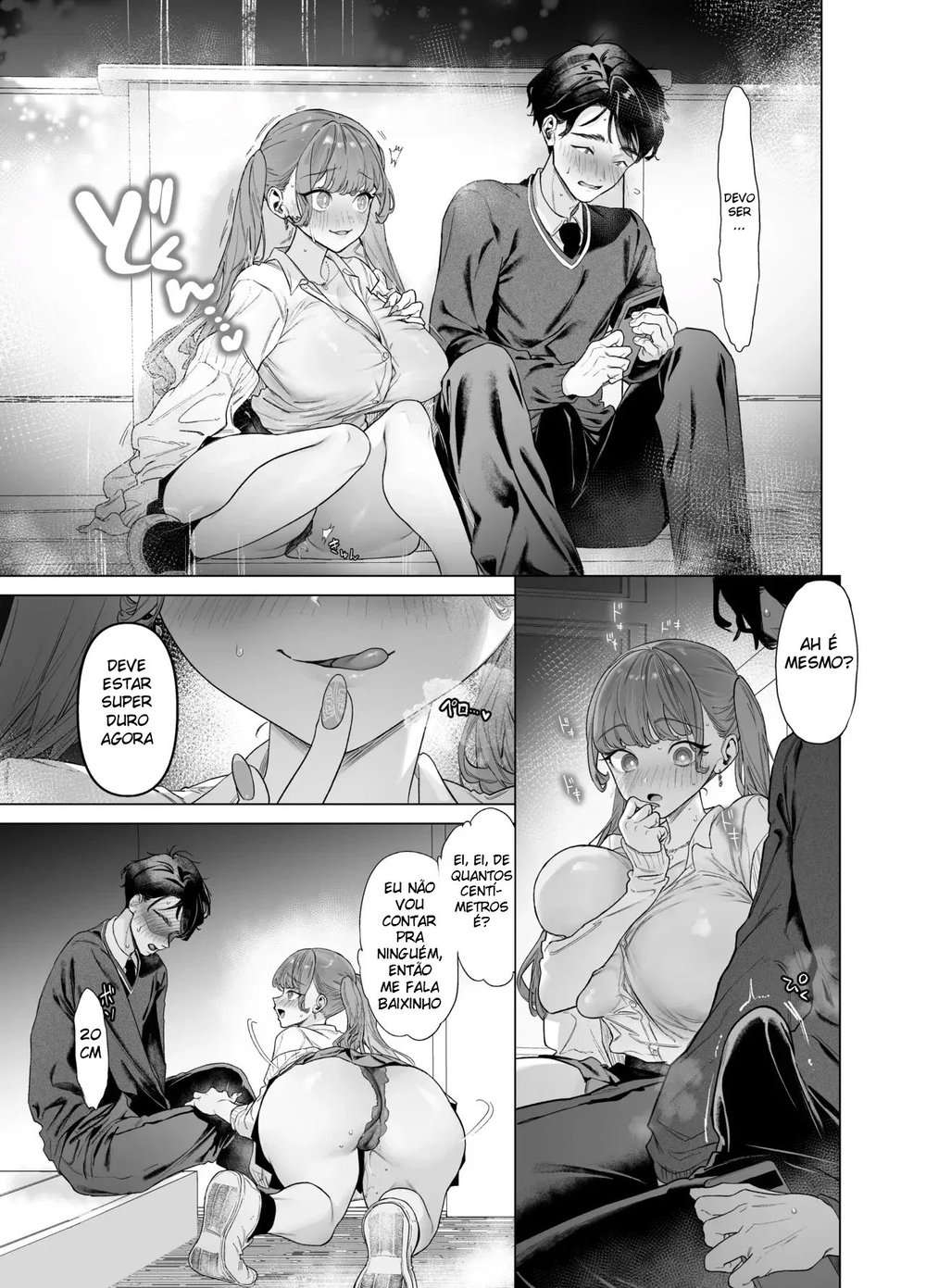 A Gyaru Marrenta Que Não Resiste a um Pau Grande e o Otaku Dotado — Capítulo 1, página 20 | Quadrinhos Eróticos em Português