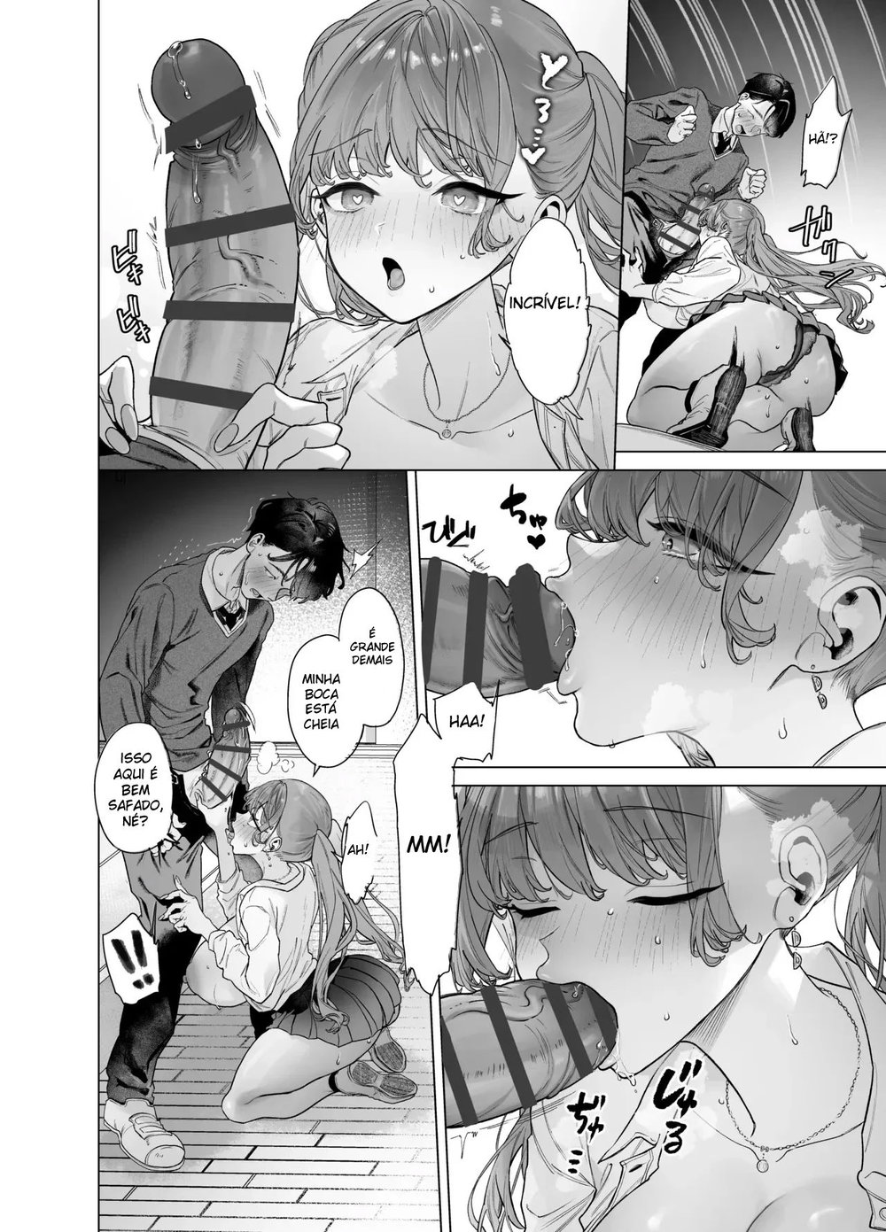 A Gyaru Marrenta Que Não Resiste a um Pau Grande e o Otaku Dotado — Capítulo 1, página 29 | Quadrinhos Eróticos em Português