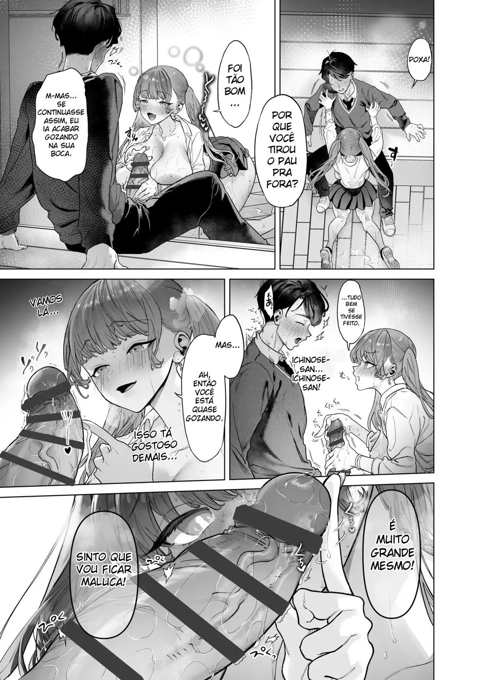 A Gyaru Marrenta Que Não Resiste a um Pau Grande e o Otaku Dotado — Capítulo 1, página 32 | Quadrinhos Eróticos em Português