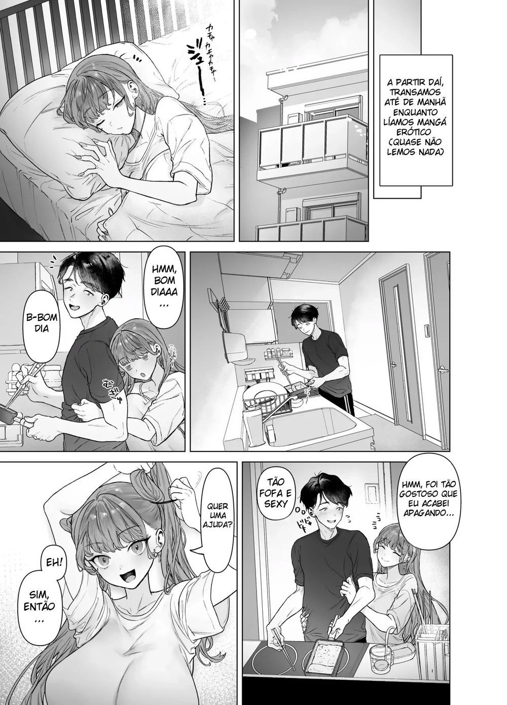 A Gyaru Marrenta Que Não Resiste a um Pau Grande e o Otaku Dotado — Capítulo 1, página 66 | Quadrinhos Eróticos em Português