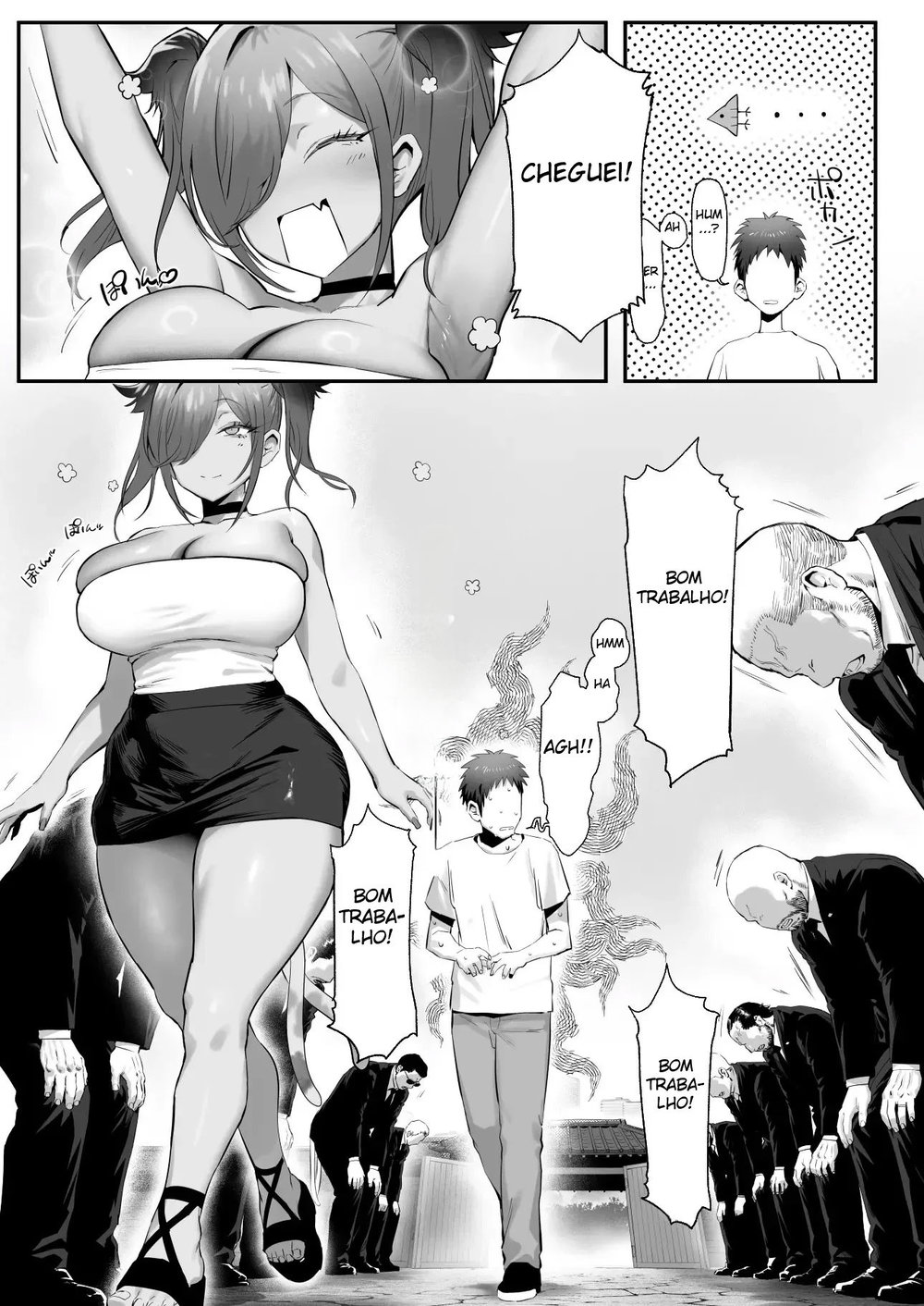 A História da Gata Que Resgatei Que Era Uma Gyaru e Filha de Um Yakuza — Capítulo 1, página 48 | Quadrinhos Eróticos em Português