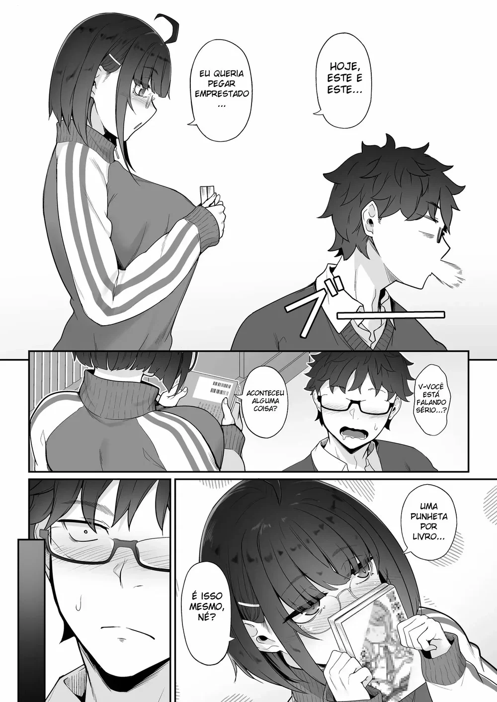 A História de Quando Emprestei Um Mangá para a Minha Kouhai Otaku e Ela Me Masturbou — Capítulo 1, página 19 | Quadrinhos Eróticos em Português