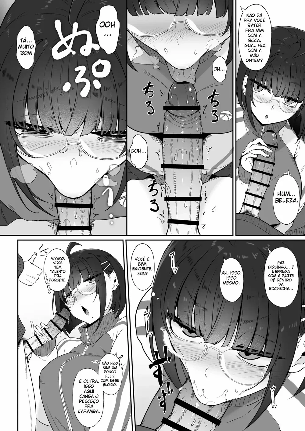 A História de Quando Emprestei Um Mangá para a Minha Kouhai Otaku e Ela Me Masturbou — Capítulo 1, página 23 | Quadrinhos Eróticos em Português