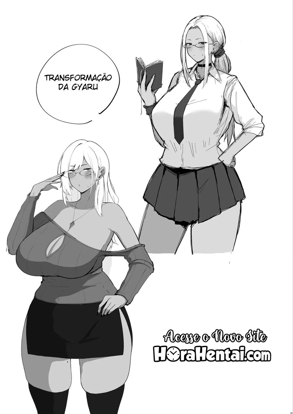 A História Sobre Fazer Sexo Sem Parar Com Uma Garota Gyaru Que por Algum Motivo Estava no Clube de Literatura — Capítulo 1 A História Sobre Fazer Sexo Sem Parar Com Uma Garota Gyaru Que por Algum Motivo Estava no Clube de Literatura — Capítulo 1, página 44 | Quadrinhos Eróticos em Português
