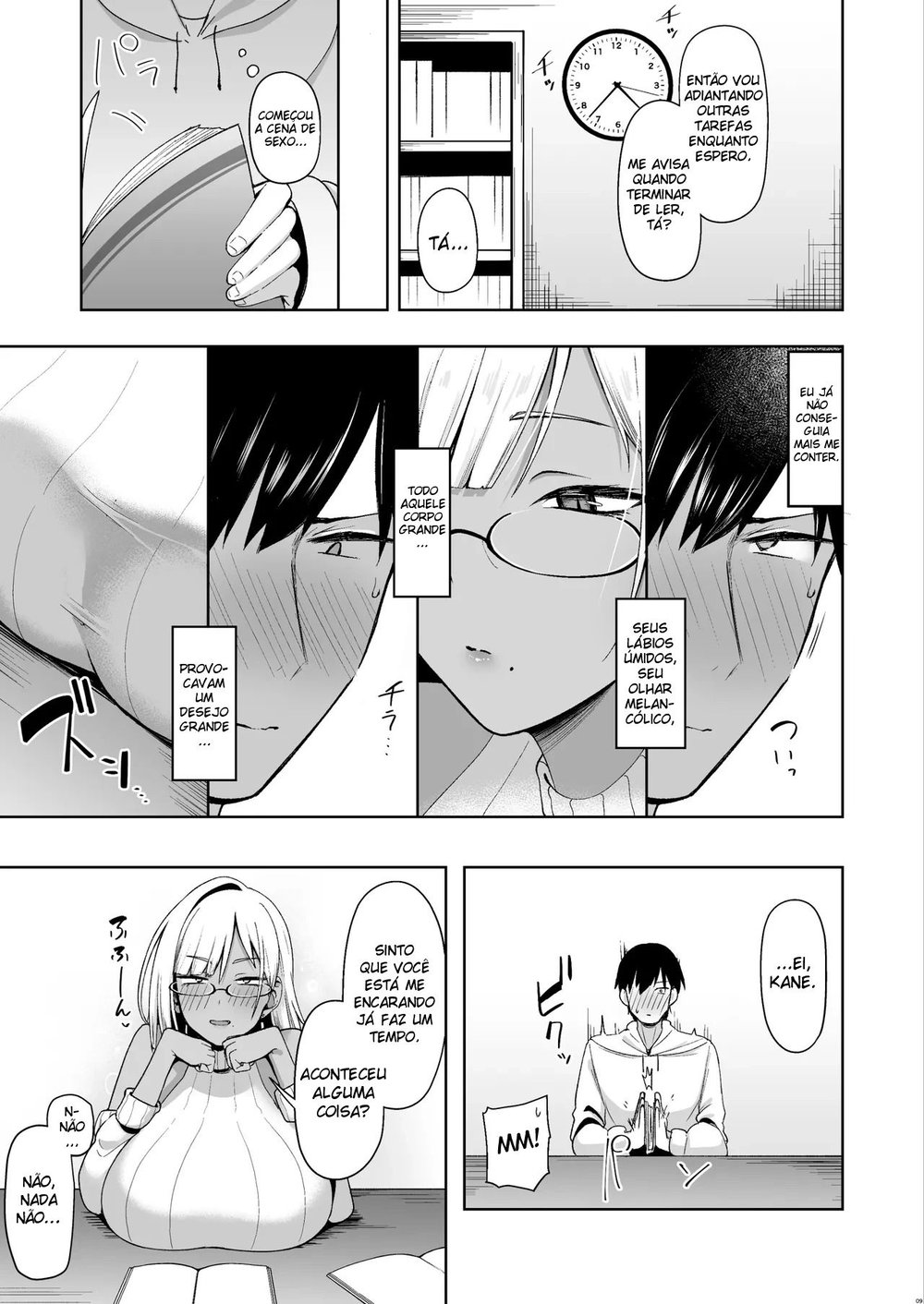A História Sobre Fazer Sexo Sem Parar Com Uma Garota Gyaru Que por Algum Motivo Estava no Clube de Literatura — Capítulo 1 A História Sobre Fazer Sexo Sem Parar Com Uma Garota Gyaru Que por Algum Motivo Estava no Clube de Literatura — Capítulo 1, página 8 | Quadrinhos Eróticos em Português