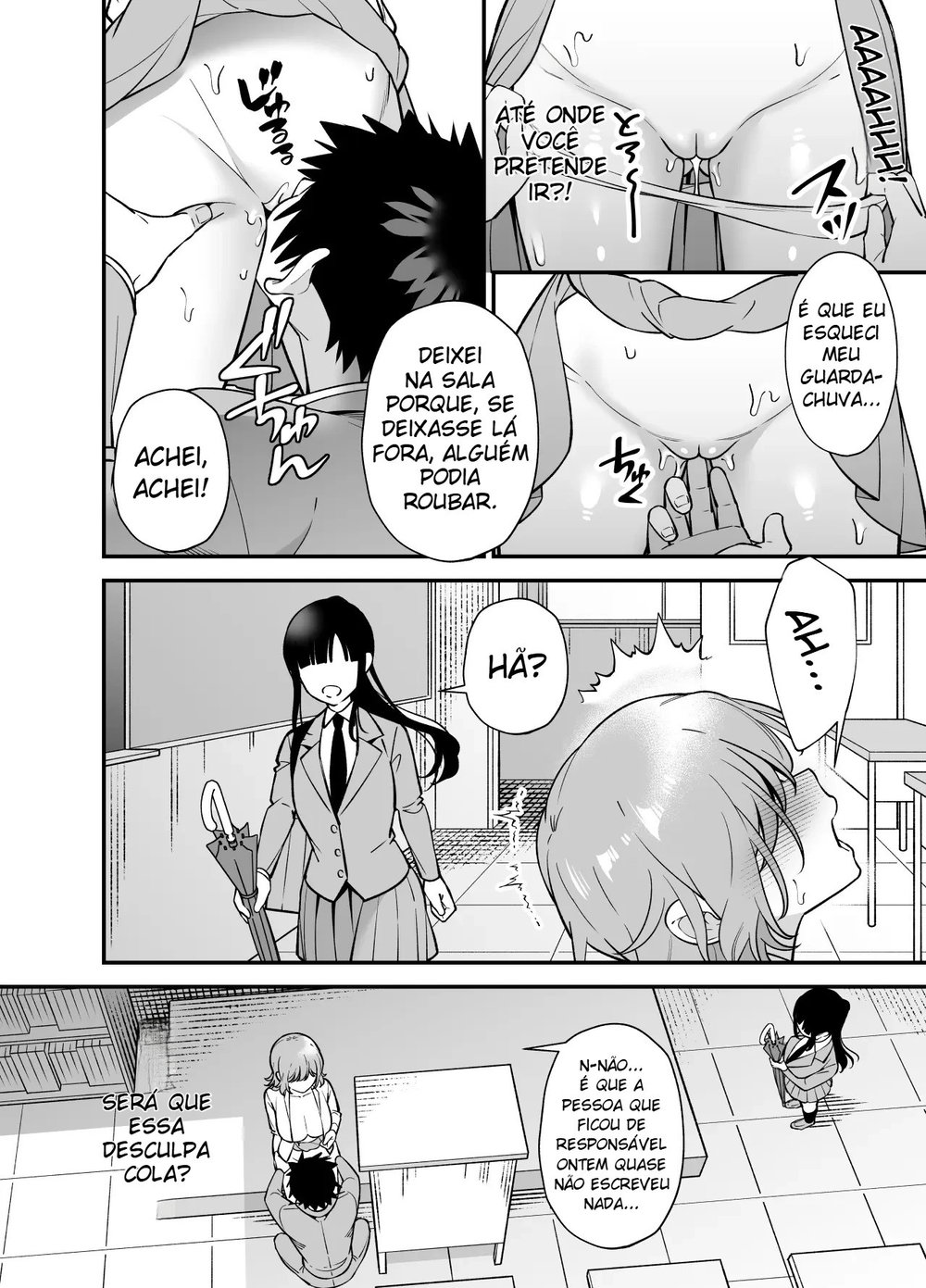 A História Sobre Quando Usei Hipnose na Minha Amiga Tsundere, Mas Ela Acabou Tendo Noção de Tudo — Capítulo 1, página 14 | Quadrinhos Eróticos em Português
