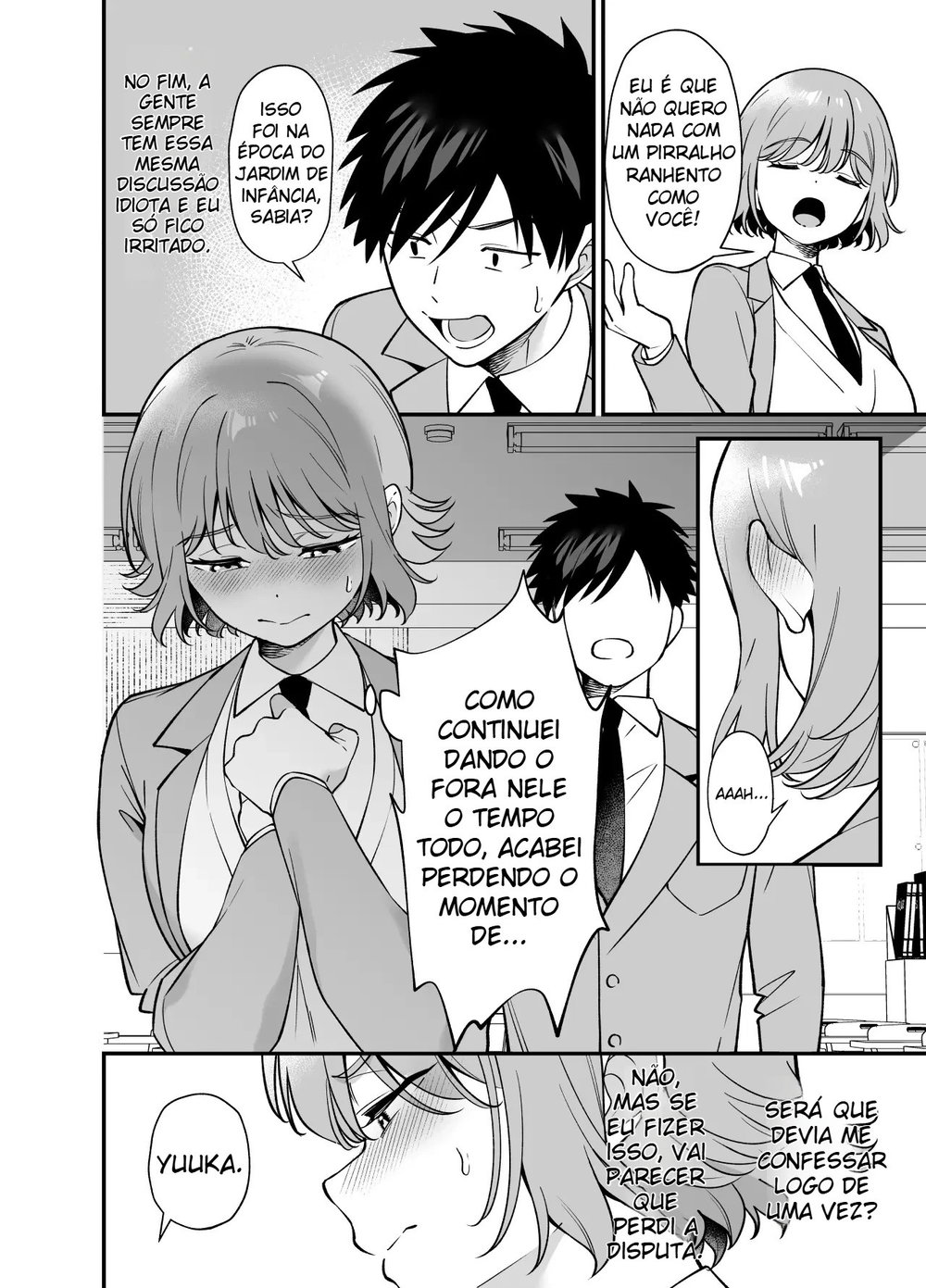 A História Sobre Quando Usei Hipnose na Minha Amiga Tsundere, Mas Ela Acabou Tendo Noção de Tudo — Capítulo 1, página 4 | Quadrinhos Eróticos em Português
