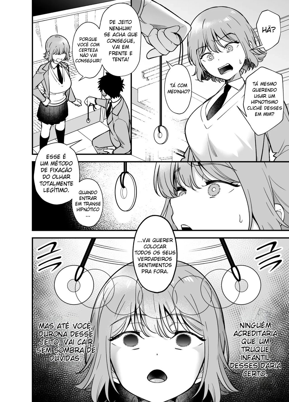 A História Sobre Quando Usei Hipnose na Minha Amiga Tsundere, Mas Ela Acabou Tendo Noção de Tudo — Capítulo 1, página 6 | Quadrinhos Eróticos em Português