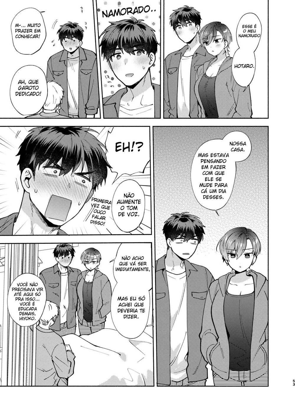 A Hiyoko é uma Intrometida 2 — Capítulo 1 A Hiyoko é uma Intrometida 2 — Capítulo 1, página 52 | Quadrinhos Eróticos em Português