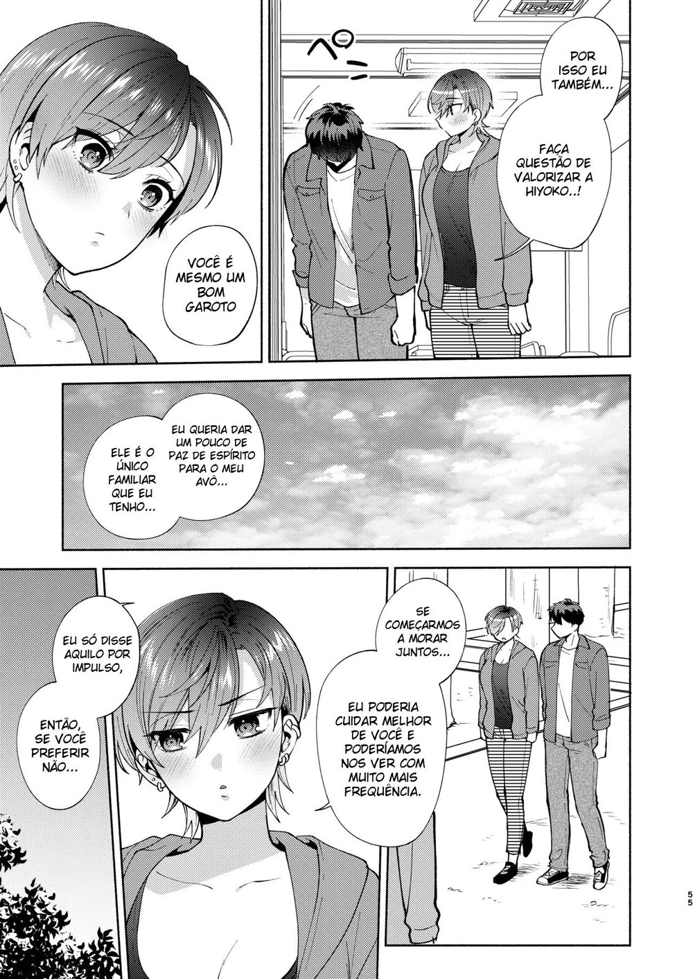 A Hiyoko é uma Intrometida 2 — Capítulo 1 A Hiyoko é uma Intrometida 2 — Capítulo 1, página 54 | Quadrinhos Eróticos em Português