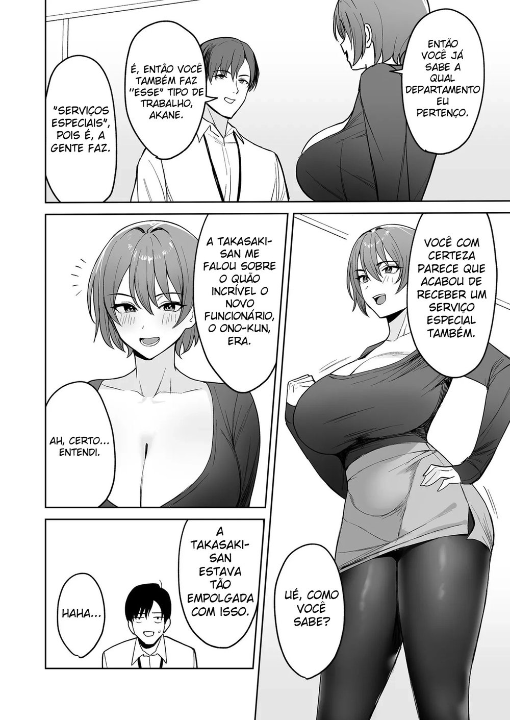 A Recompensa é Com o Corpo 2 ~ Benefícios Bons Demais, o Trabalho do Departamento de Alívio Sexual ~ — Capítulo 1 A Recompensa é Com o Corpo 2 ~ Benefícios Bons Demais, o Trabalho do Departamento de Alívio Sexual ~ — Capítulo 1, página 6 | Quadrinhos Eróticos em Português