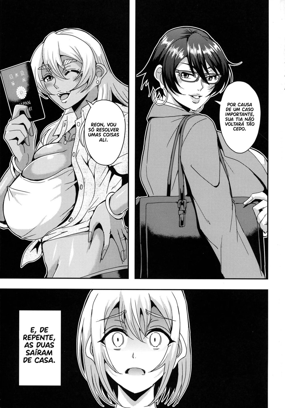 AraFou Dokushin BariCare Oba-san ga Yuujin no Musuko demo aru Toshishita Danshi to no Kankei Ni Hamaru Hanashi 4 — Capítulo 1, página 3 | Quadrinhos Eróticos em Português