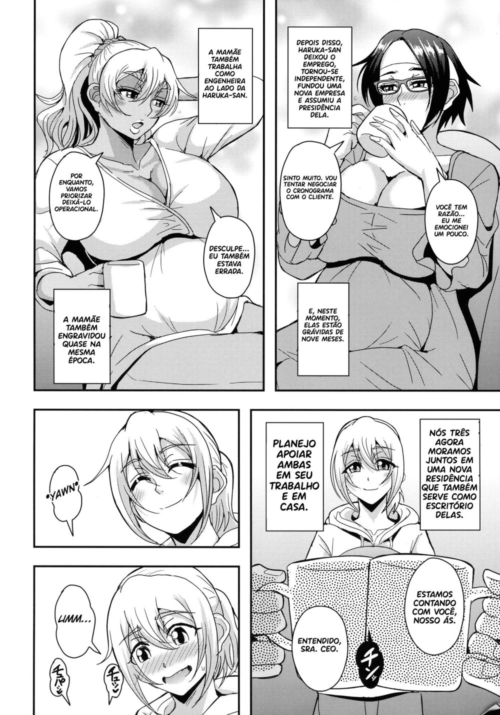 AraFou Dokushin BariCare Oba-san ga Yuujin no Musuko demo aru Toshishita Danshi to no Kankei Ni Hamaru Hanashi 4 — Capítulo 1, página 55 | Quadrinhos Eróticos em Português