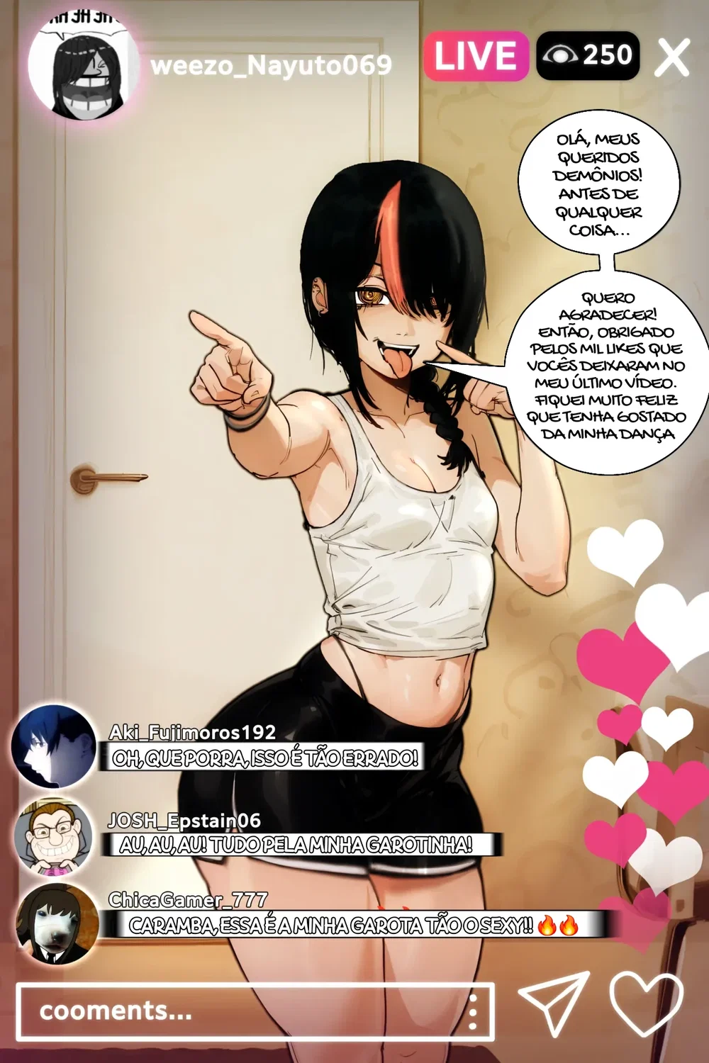 Bratty Nayuta (Chainsaw man) Mr.Love — Capítulo 1 Bratty Nayuta (Chainsaw man) Mr.Love — Capítulo 1, página 2 | Quadrinhos Eróticos em Português