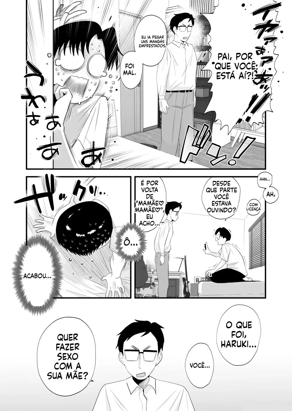Chichioya Kounin! Hasegawa-san Chi no Oyako Kankei — Capítulo 1, página 7 | Quadrinhos Eróticos em Português