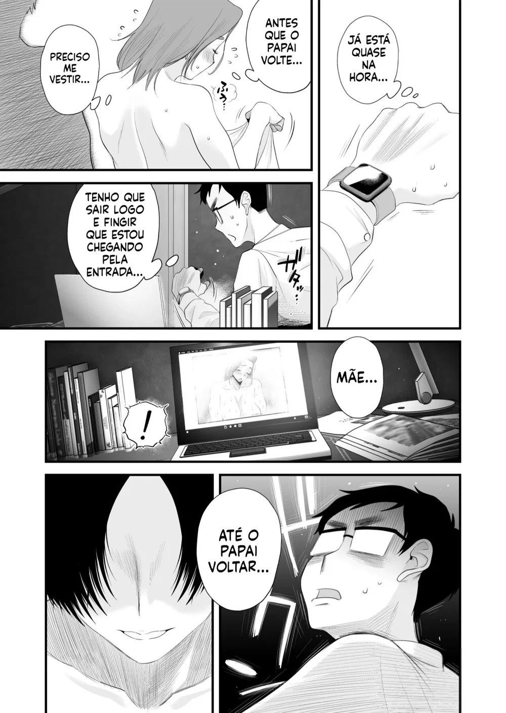 Chichioya Kounin! Hasegawa-san Chi no Oyako Kankei — Capítulo 1, página 80 | Quadrinhos Eróticos em Português