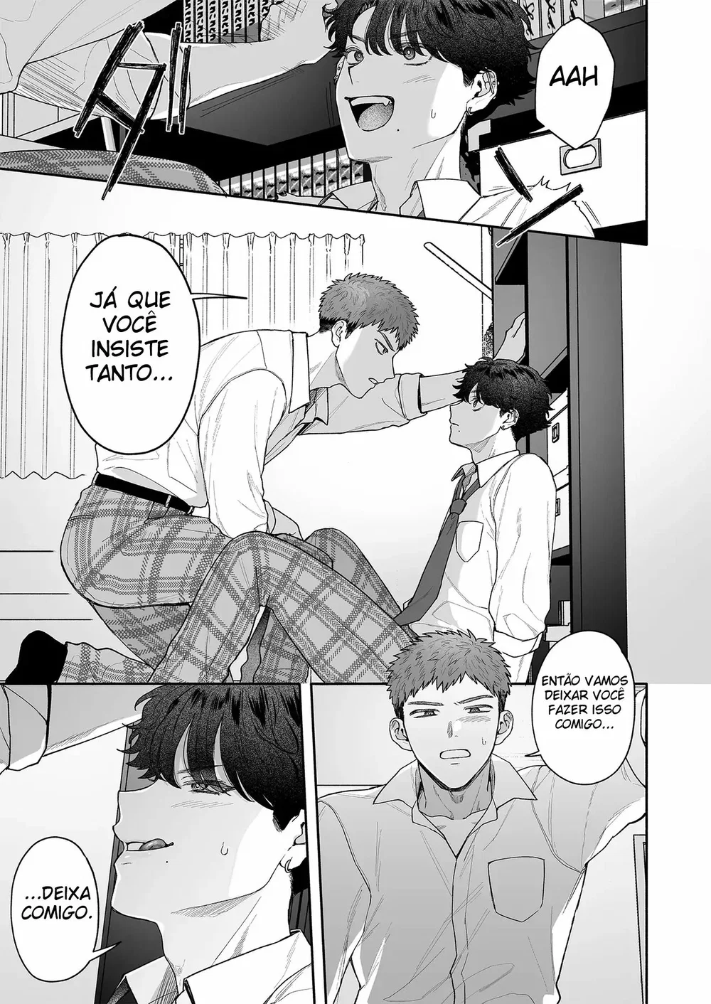 Dasan de Tsurundeta Koakuma Moteo ni Ore no Doutei ga Kuwaretan da ga!? — Capítulo 1, página 17 | Quadrinhos Eróticos em Português