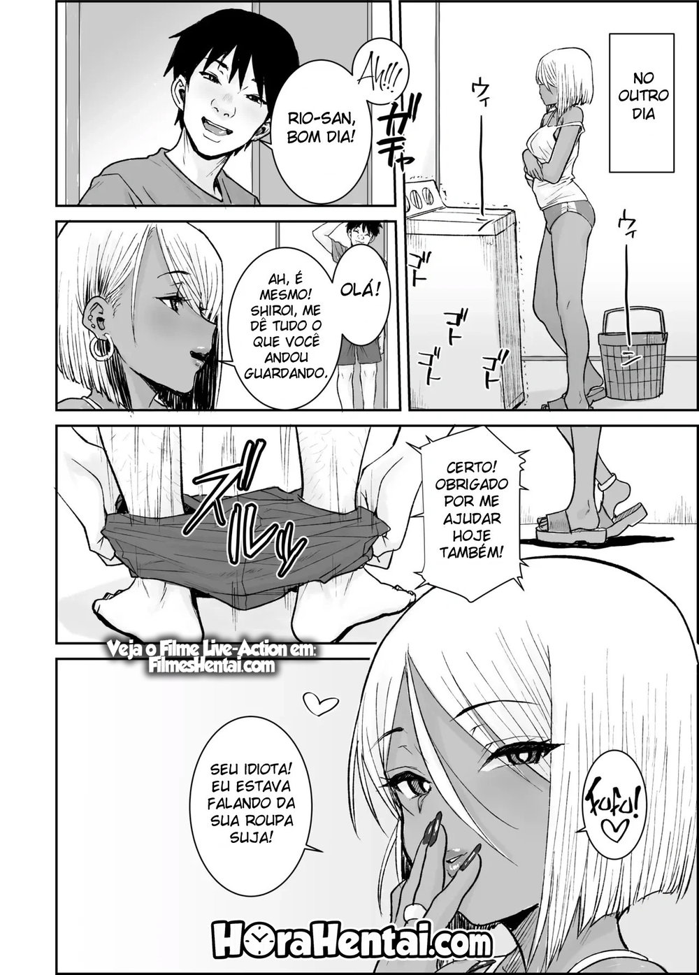Eu, Um Universitário, Acabei Gozando Sem Camisinha Enquanto a Síndica Gyaru Negra (35) Me Cavalgava — Capítulo 1 Eu, Um Universitário, Acabei Gozando Sem Camisinha Enquanto a Síndica Gyaru Negra (35) Me Cavalgava — Capítulo 1, página 33 | Quadrinhos Eróticos em Português