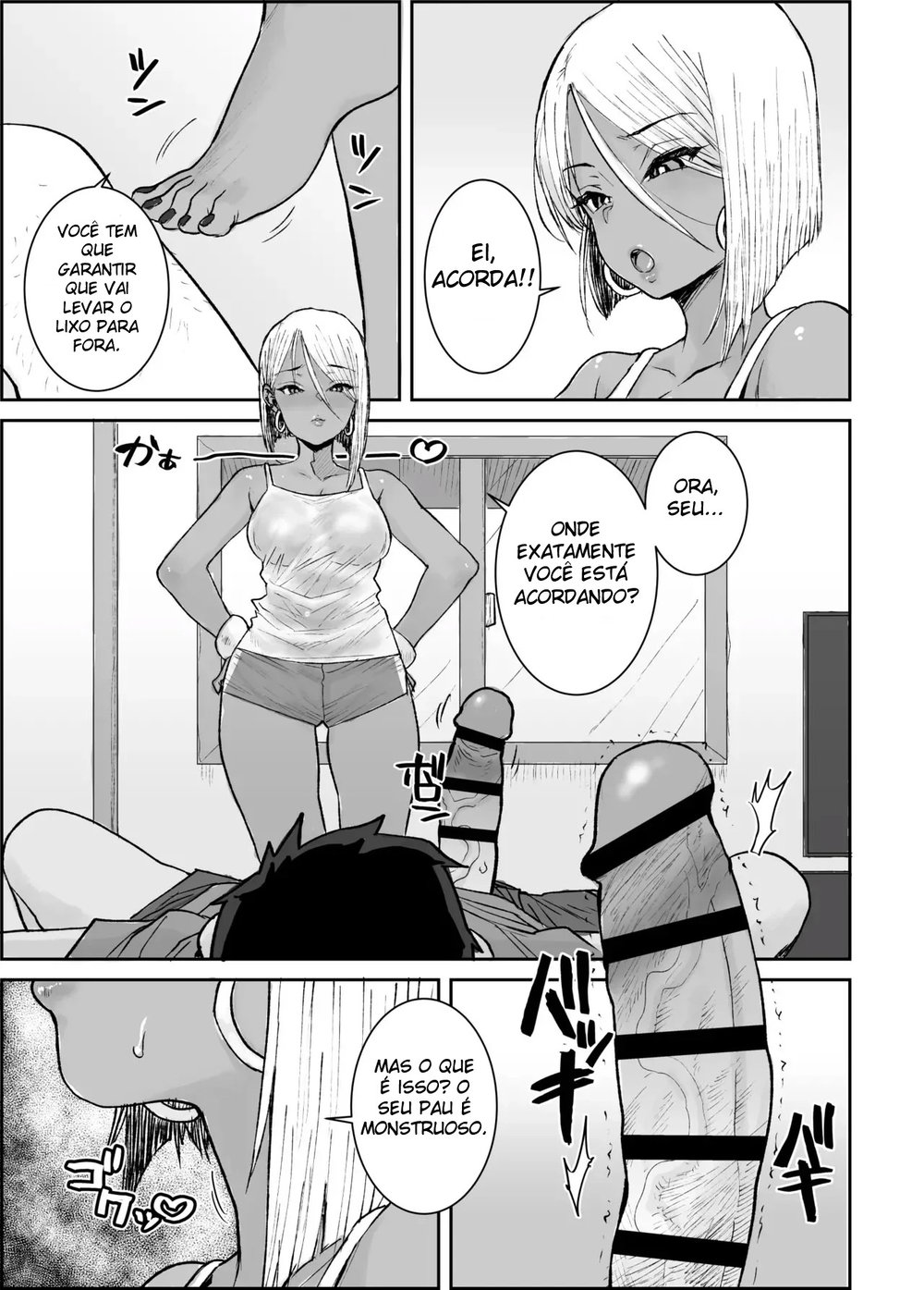 Eu, Um Universitário, Acabei Gozando Sem Camisinha Enquanto a Síndica Gyaru Negra (35) Me Cavalgava — Capítulo 1 Eu, Um Universitário, Acabei Gozando Sem Camisinha Enquanto a Síndica Gyaru Negra (35) Me Cavalgava — Capítulo 1, página 6 | Quadrinhos Eróticos em Português