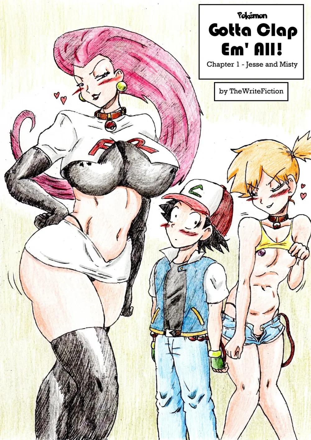 Gotta Clap 'em All! Chapter 1: Jessie and Misty — Capítulo 1, página 1 | Quadrinhos Eróticos em Português