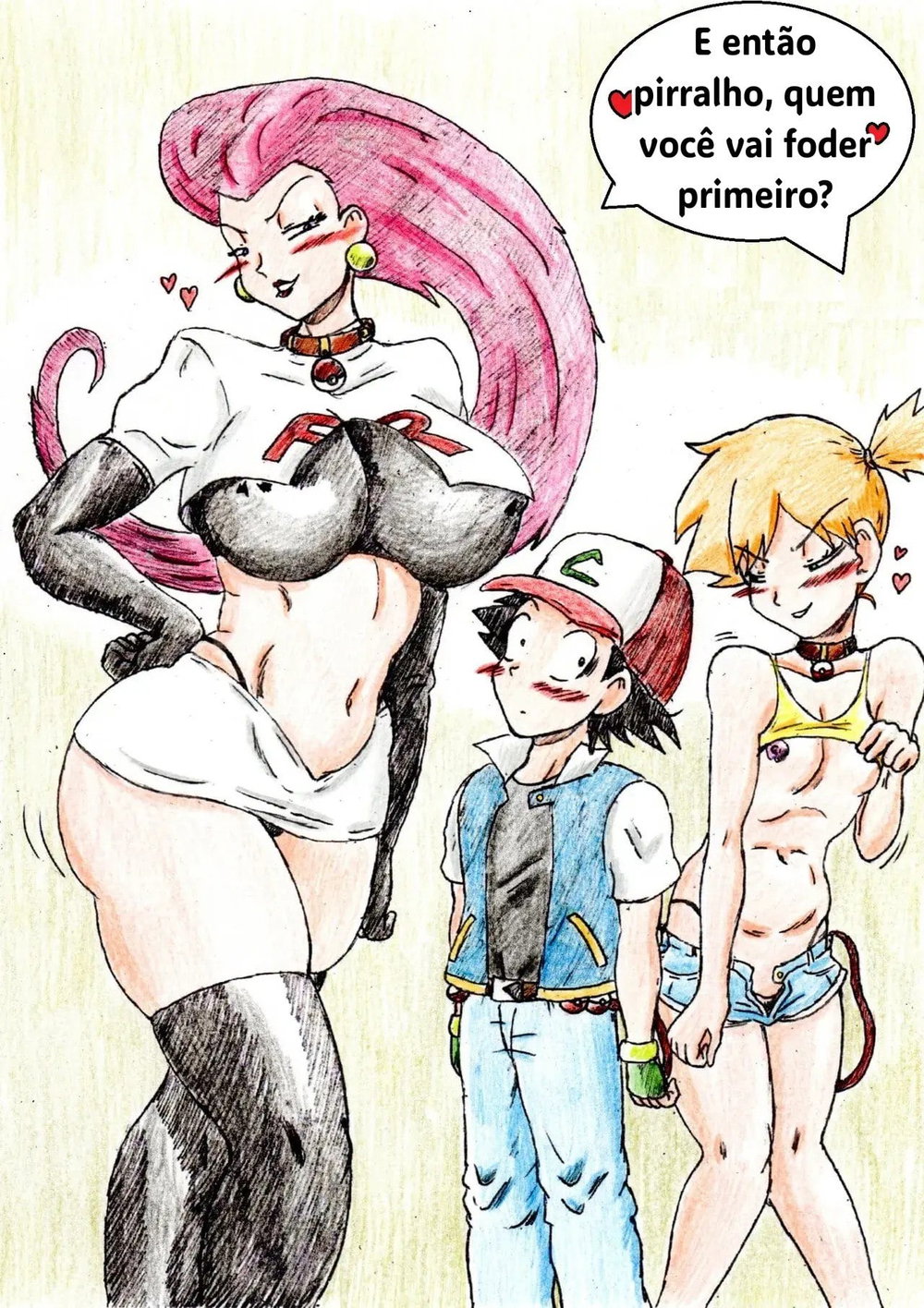 Gotta Clap 'em All! Chapter 1: Jessie and Misty — Capítulo 1, página 28 | Quadrinhos Eróticos em Português