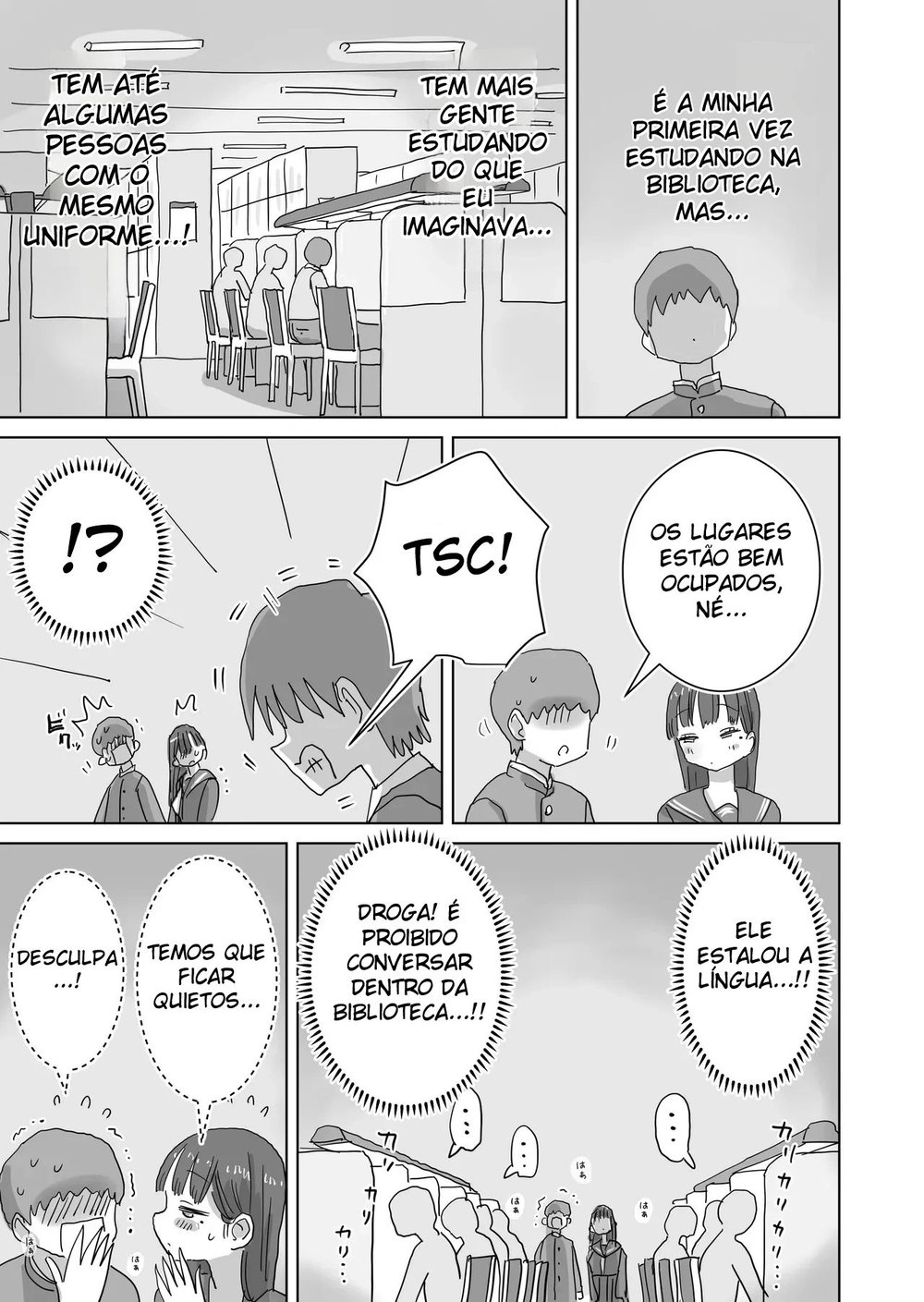 Gozei Discretamente na Minha Colega de Classe Em Um Trem Lotado 3 — Capítulo 1, página 5 | Quadrinhos Eróticos em Português