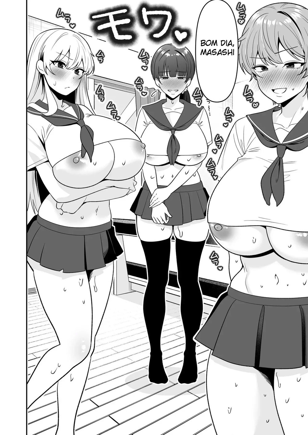 Harém de Mães 3 ~ Sexo Doce e Carinhoso de Uniforme com as Mães Que Eu Amo ~ — Capítulo 1, página 32 | Quadrinhos Eróticos em Português