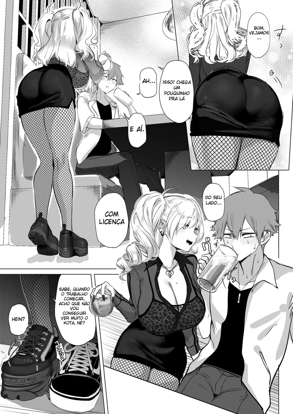 Marmelada da Gyaru Baixinha — Capítulo 1, página 10 | Quadrinhos Eróticos em Português