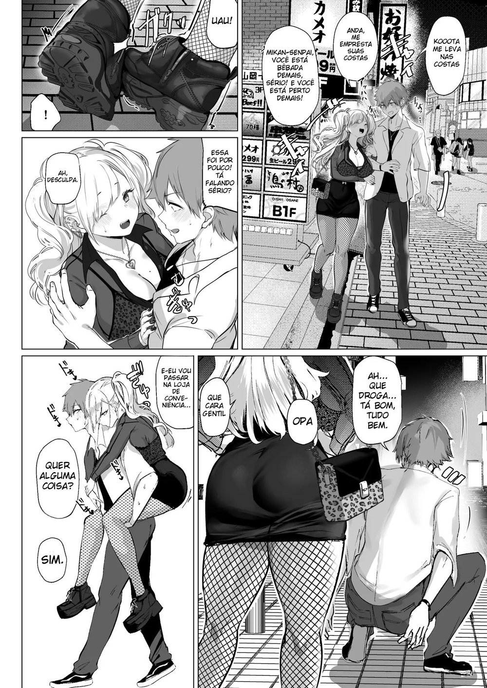 Marmelada da Gyaru Baixinha — Capítulo 1, página 13 | Quadrinhos Eróticos em Português