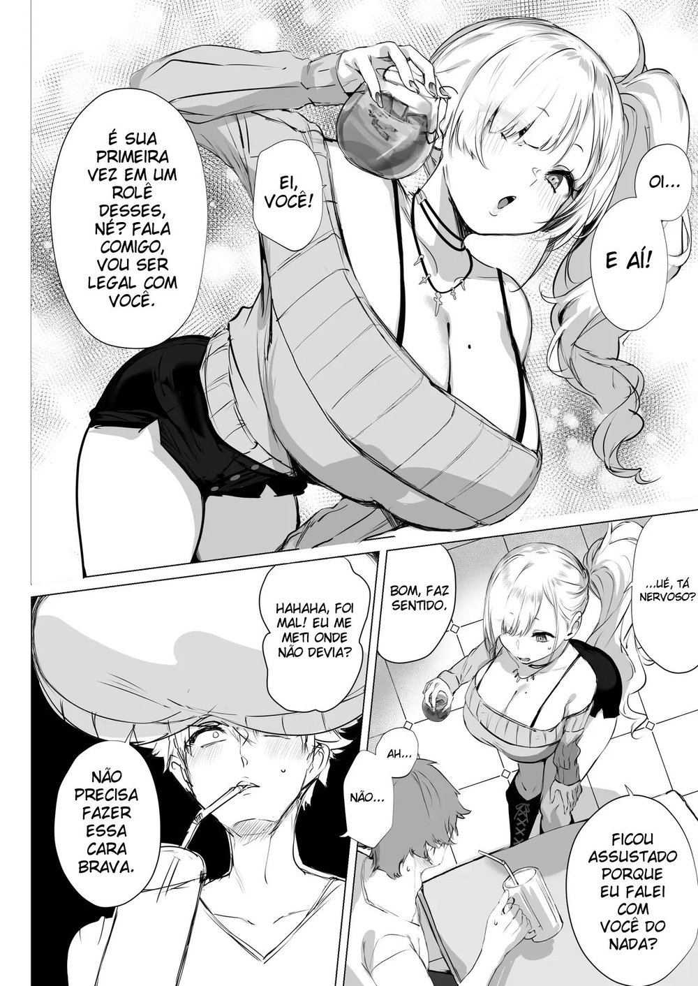 Marmelada da Gyaru Baixinha — Capítulo 1, página 3 | Quadrinhos Eróticos em Português