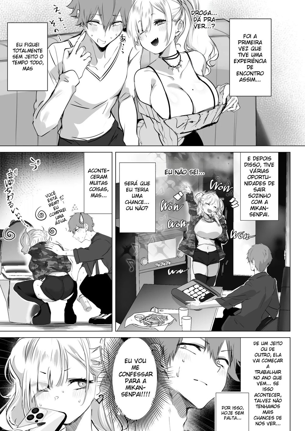 Marmelada da Gyaru Baixinha — Capítulo 1, página 6 | Quadrinhos Eróticos em Português