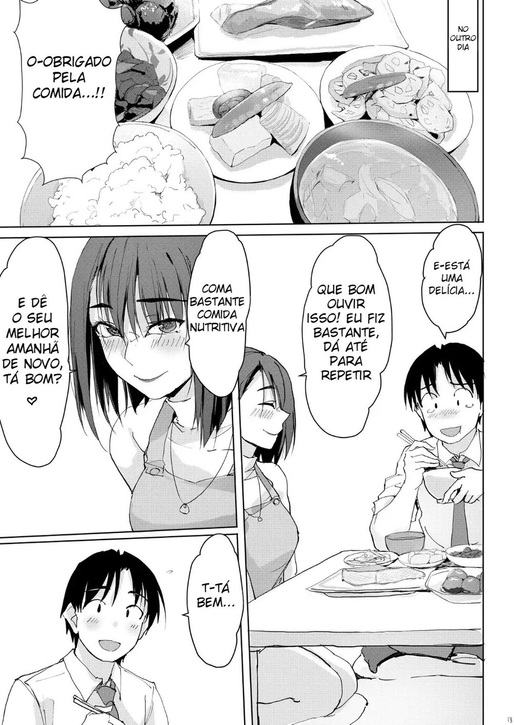 Minha Vizinha Minami-san, Que Fica Safadinha Com Apenas Uma Gota de Álcool — Capítulo 1, página 12 | Quadrinhos Eróticos em Português