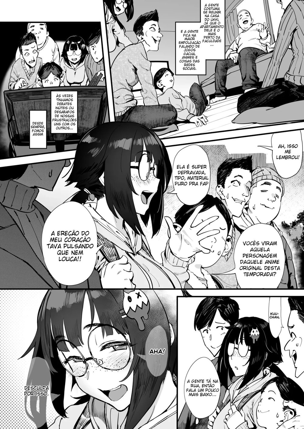 Nós Somos Amigos Otakus — Capítulo 1 Nós Somos Amigos Otakus — Capítulo 1, página 5 | Quadrinhos Eróticos em Português