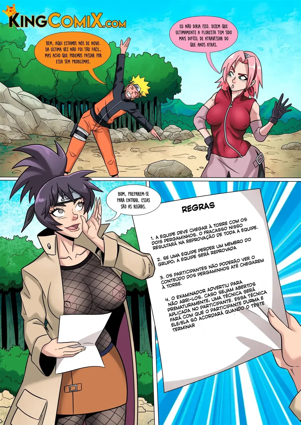 O Jutsu Sexual Secreto de Orochimaru — Capítulo 1, página 2 | Quadrinhos Eróticos em Português