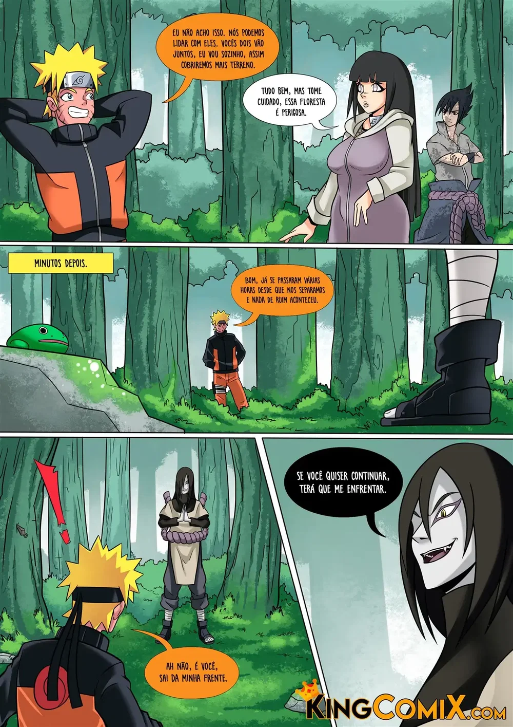 O Jutsu Sexual Secreto de Orochimaru — Capítulo 1, página 4 | Quadrinhos Eróticos em Português