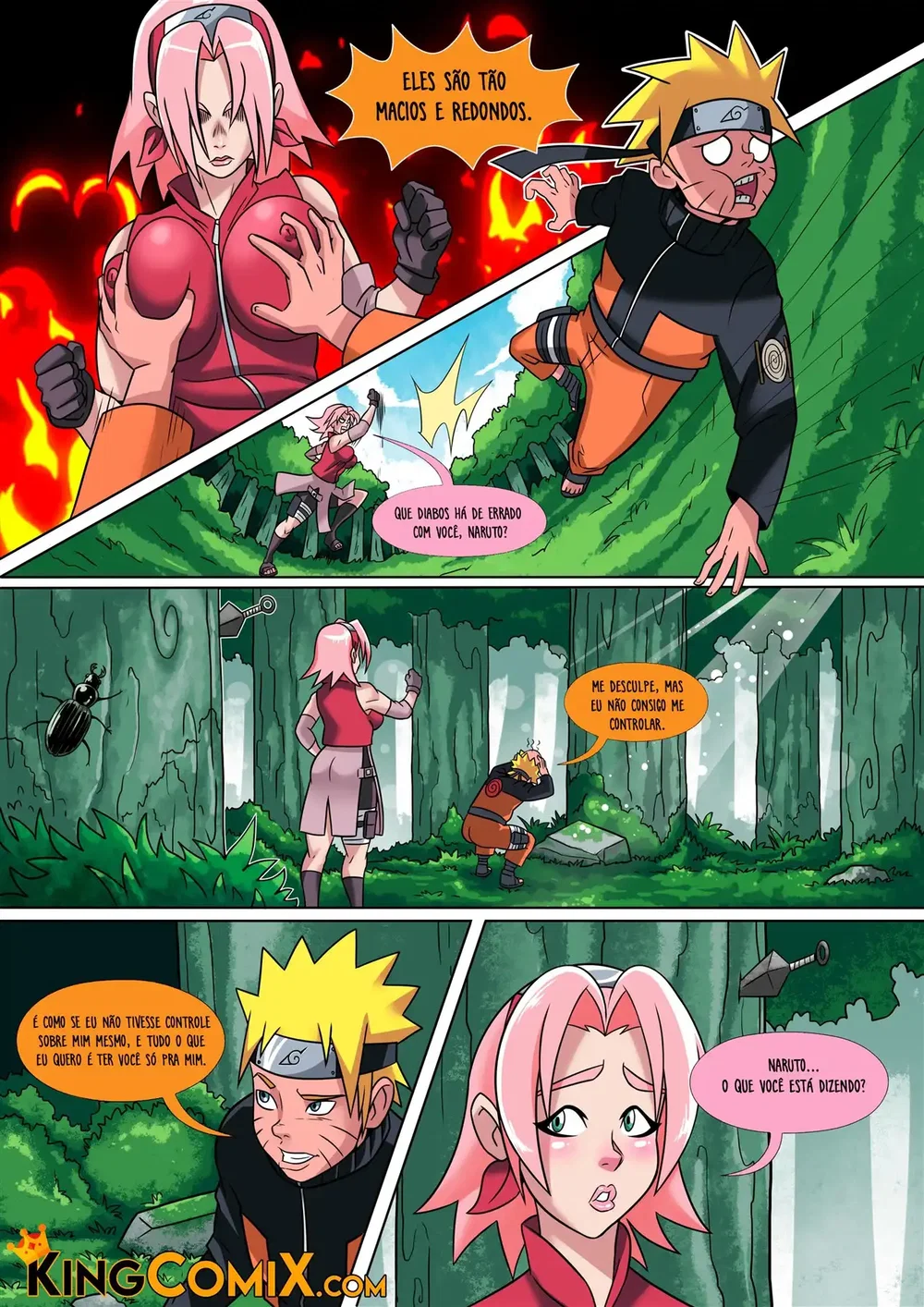 O Jutsu Sexual Secreto de Orochimaru — Capítulo 1, página 8 | Quadrinhos Eróticos em Português