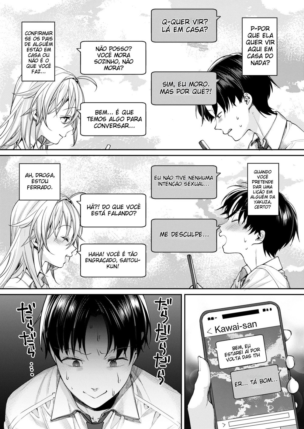 O Motivo De Eu Ter Arrumado Uma Namorada Otaku Gyaru ~ Capítulo do Sol — Capítulo 1, página 10 | Quadrinhos Eróticos em Português