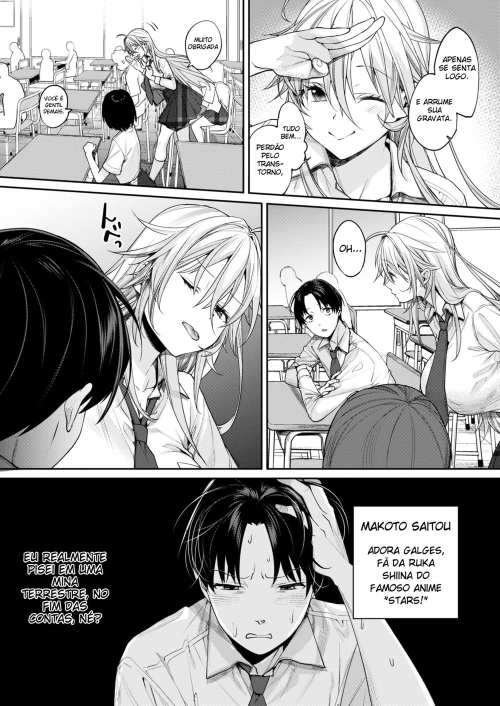 O Motivo De Eu Ter Arrumado Uma Namorada Otaku Gyaru ~ Capítulo do Sol — Capítulo 1, página 4 | Quadrinhos Eróticos em Português