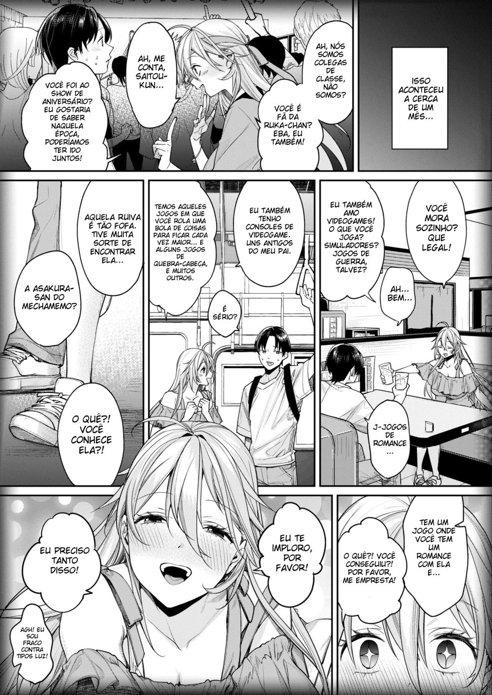 O Motivo De Eu Ter Arrumado Uma Namorada Otaku Gyaru ~ Capítulo do Sol — Capítulo 1, página 6 | Quadrinhos Eróticos em Português