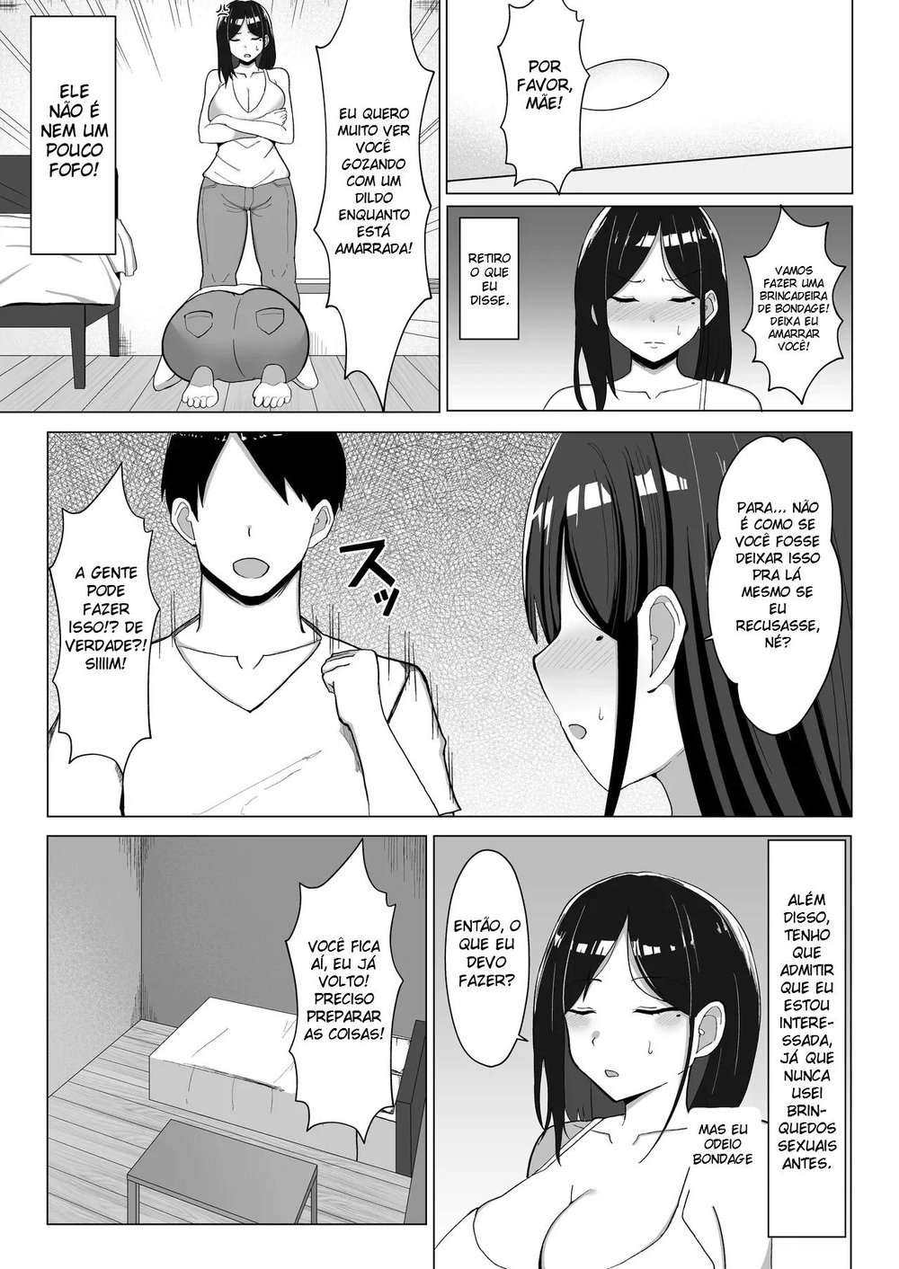 O Quarto de Onde Não Pode Sair Sem Fazer Sexo 2 ~ A Mãe Resmungona e Eu na Fase Rebelde — Capítulo 1 O Quarto de Onde Não Pode Sair Sem Fazer Sexo 2 ~ A Mãe Resmungona e Eu na Fase Rebelde — Capítulo 1, página 16 | Quadrinhos Eróticos em Português