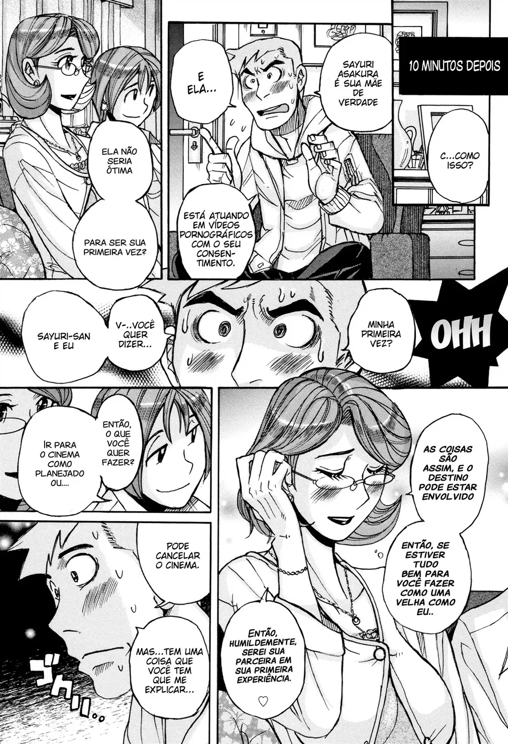 Ore no Kaa-san ga Itsu made mo Erosugiru 2 — Capítulo 1, página 11 | Quadrinhos Eróticos em Português