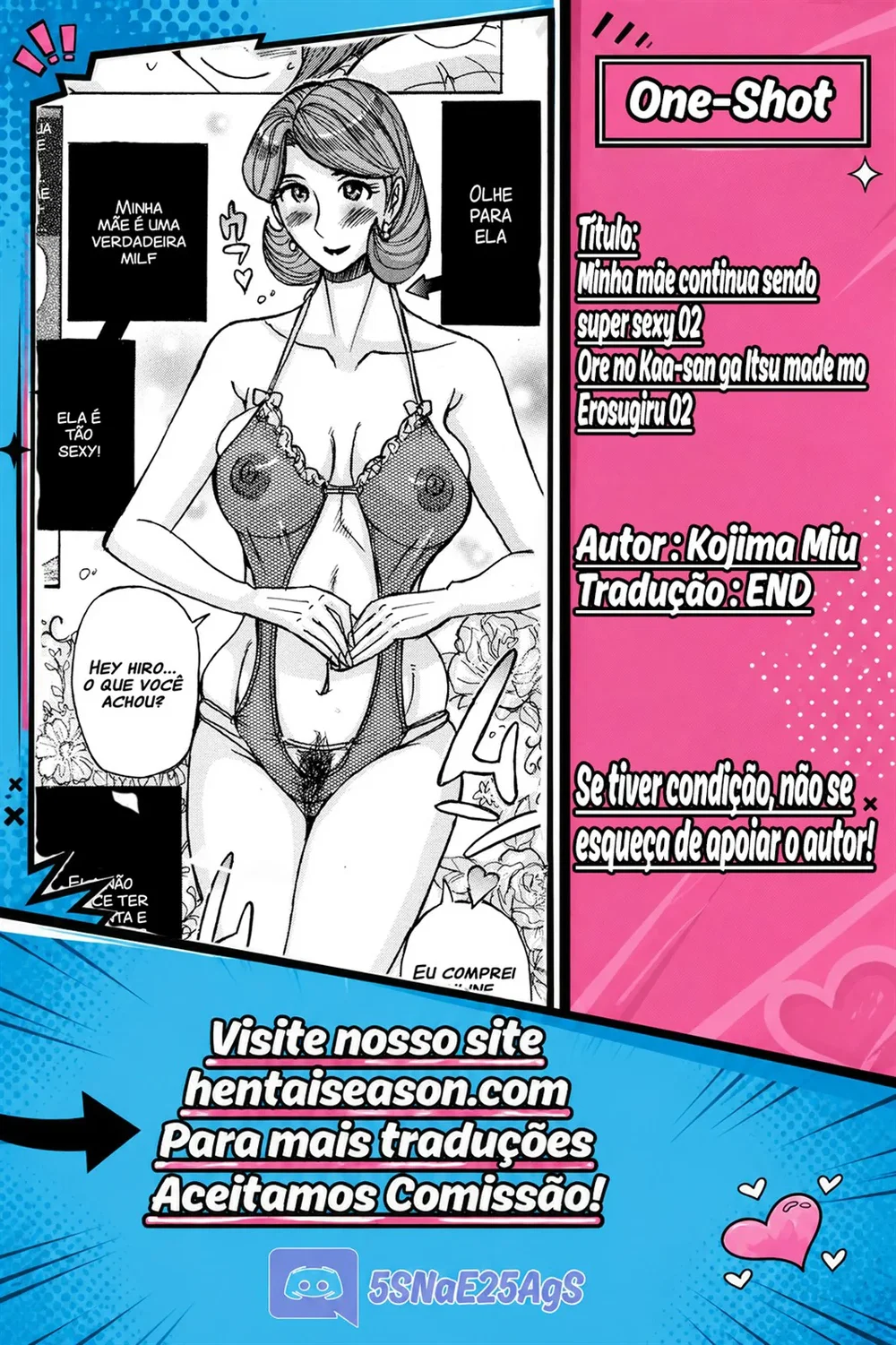 Ore no Kaa-san ga Itsu made mo Erosugiru 2 — Capítulo 1, página 25 | Quadrinhos Eróticos em Português